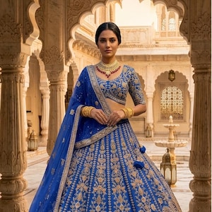blue and gold indian wedding dress Teal Blue Anarkali Gown with Dupatta Indian Festive Party Wear Dress for Wedding Evening Functions for Wedding for women outfit