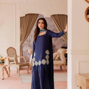 Pakistani 3 Piece Blue - Etsy