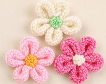 Easy Knitted Flowers PDF Pattern Instant download