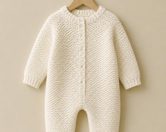 Knitted Romper PDF Pattern Instant Download