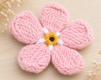 Easy Knitting Pattern PDF – Knitted Flower