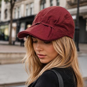 Vintage Linen Newsboy Cap, Adjustable Cotton Flat Cap, Breathable Quick Dry Sun Hat, Retro Strap Brim Hat, Unisex Casual Outdoor Hat