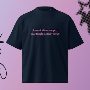Doll Riot Funny Lesbian Shirt Women, Queer Graphic Tee, LGBTQ Humor Shirt, Oversized Statement Tee, Gay Pride Shirt, Funny Quote Tee