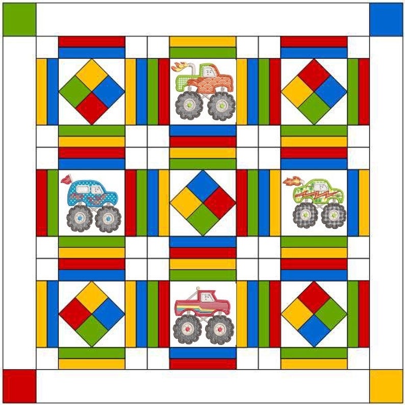 Machine Embroidery, Quilting Designs, Baby Blanket Quilt Pattern PDF ...