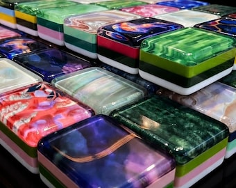 Eclectic Mismatched Mahjong | Mixed Pattern Backs | Multi-Color Tiles | 160 NMJL Game