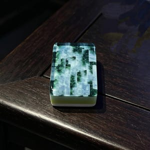 Malachite Jade American Mahjong | 4-Layer Tiles | 160 NMJL Game | Chinoiserie Decor image 3