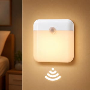 Oplaadbaar led-nachtlampje bewegingssensor, USB-wandlamp (wit of warm)