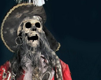 Pirate Skeleton Halloween Haunted Attraction Prop