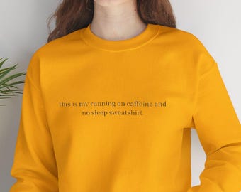 Charting All Night & Running On Caffeine and No Sleep Sweatshirt- Aesthetic Nurse and all healthcare gifts - Wear it while working/going out