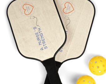 Pickleball Paddle - Father's Day Nurse Present - Medical Professional Sports Gear - A Nurse's Strength Paddle -Gift for Dad Nurse