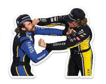Carson Hocevar Ryan Blaney Fight Sticker