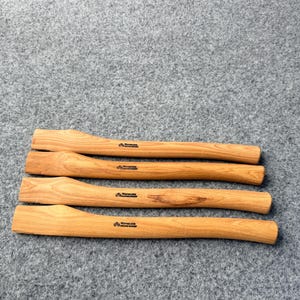 4x NOS Wetterlings Echtholz-Axtstiele aus Hickory, 48 cm (19 Zoll) für Wetterlings Zimmermannsaxt – Hergestellt in Schweden