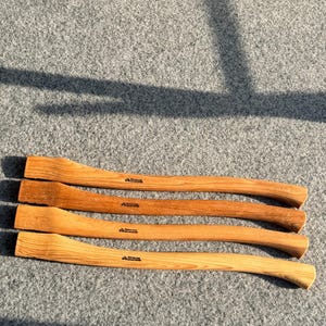 4x NOS Wetterlings Genuine Hickory Axe Handles 26” (65 cm) for Wetterlings Forest Axe – Made in Sweden