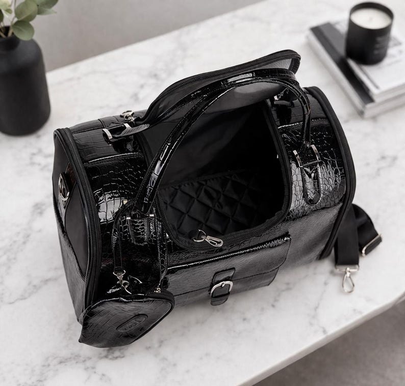 Luxury Pet Carrier Set – Stylish Dog & Cat Travel Bag image 8