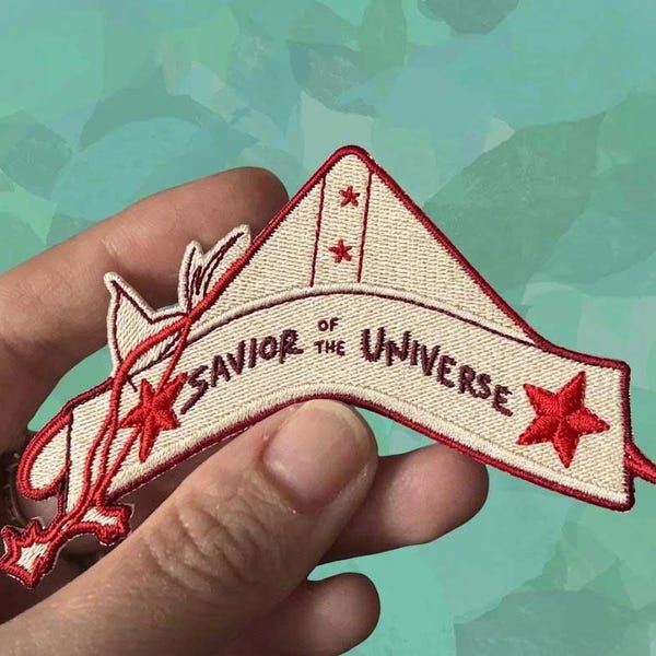 Project Hail Mary Rocky Embroidered Patch: Retro Space Badge, DIY Decor