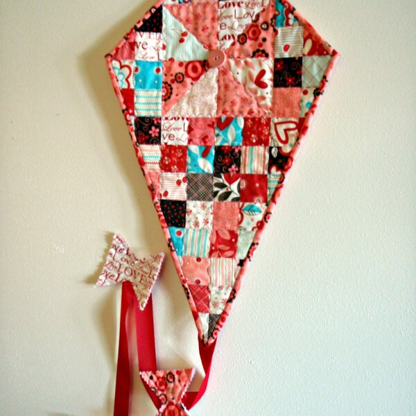 QUILTED KITE Let's go Hang a Kite Wall Art