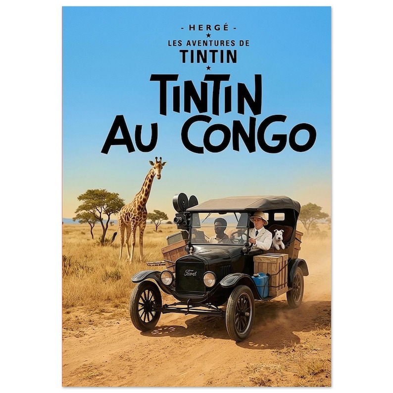 AIポスター「タンタンの冒険 コンゴ」 画像 8