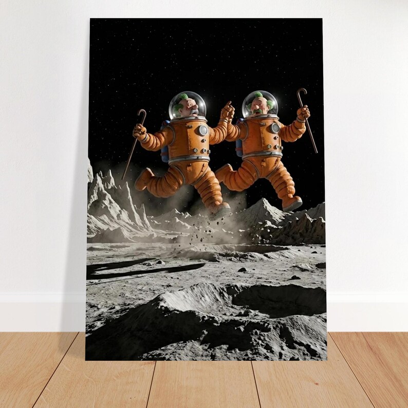 Vintage poster "Het verhaal van Tintin" 1950 21x29.7 cm / 8x12"