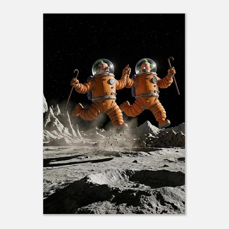 Vintage poster "Het verhaal van Tintin" 1950 afbeelding 9