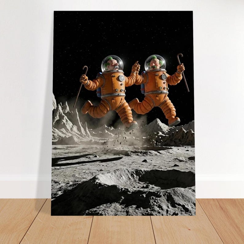 Vintage poster "Het verhaal van Tintin" 1950 A3 (29.7 x 42  cm)