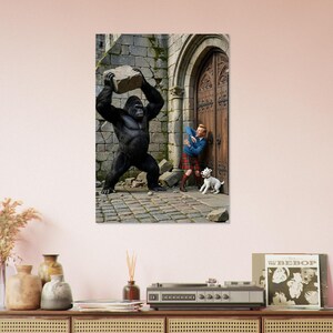 "Tintin Story" Poster | Comic Book Illustration | AI | Exclusive | Exclusive image 14
