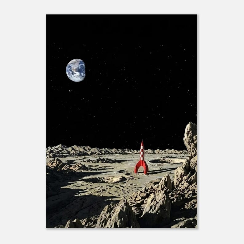"Tintin Story" Poster | Comic Book Illustration | AI | Exclusive | Exclusive image 11
