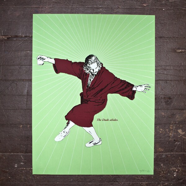 The Dude - The Big Lebowski Limited Edition Screen Print
