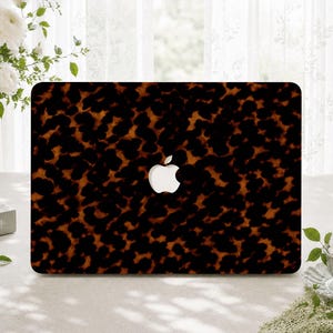 Leopardmönstrat MacBook-skal för 2026 New Air 13 A3449, Air 15 A3448, Pro 14/16 M5 A3427, Neo 13 A3404 A18 Pro, skyddande hårt laptopskal