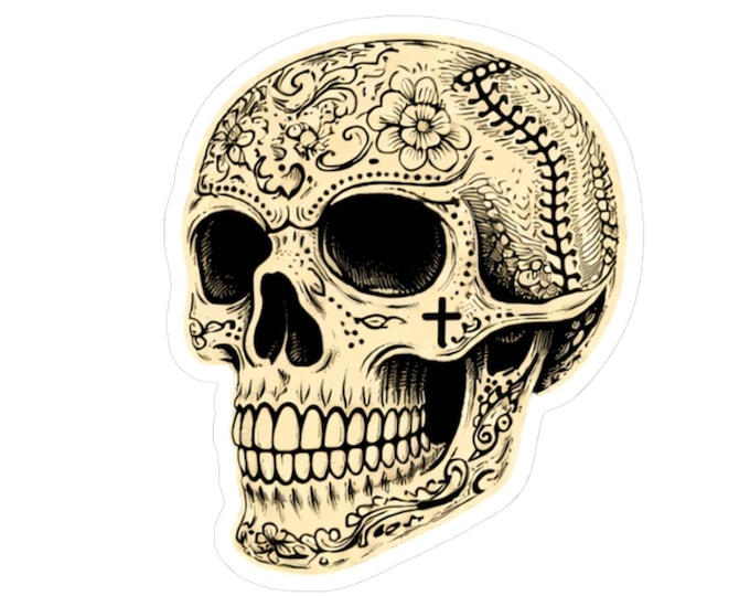 Skull Logo Sticker