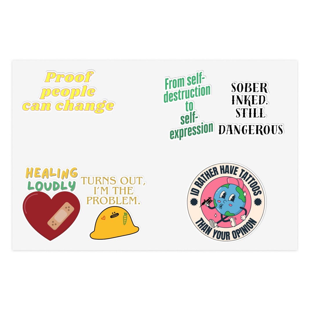 Recovery Point Sticker Recovery Sticker Bundle (6-pack) - Etsy UK
