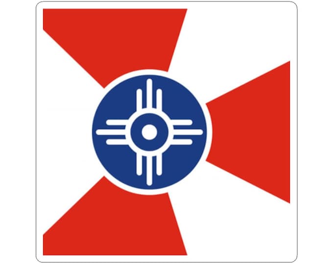 Wichita Kansas Kiss Cut Sticker
