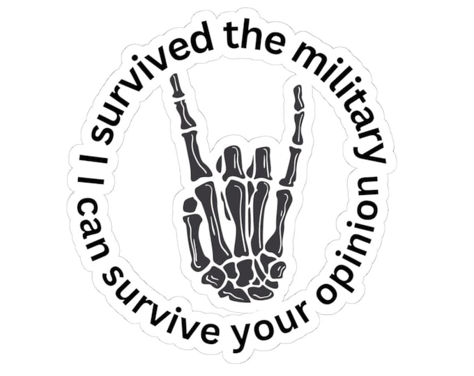 I can survive your opinion - Sticker