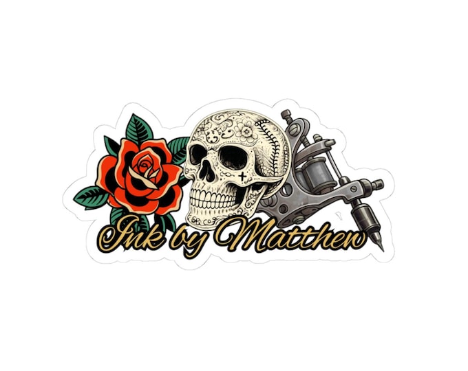 Ink by Matthew Logo - Sticker