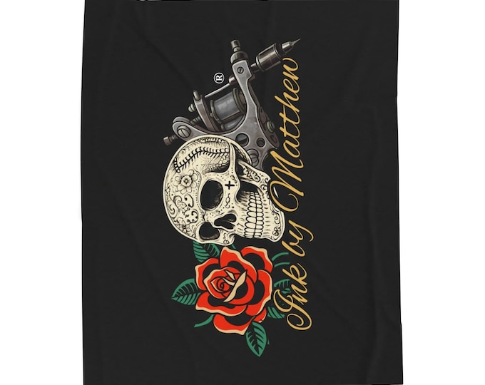 Ink by Matthew Logo Blanket