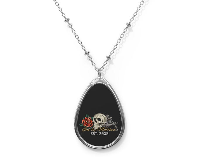 Oval Pendant Necklace  InkbyMatthew EST. 2025