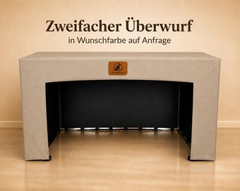 ShivaCave Hundehöhle | Canvas Stoffhöhle mit Alurahmen | Rückzugsort für Hunde
