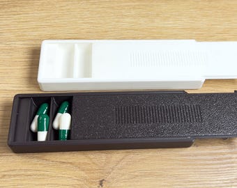 7 Tage Slim Pillenbox | Weekly Sliding Deckel Medizin Etui