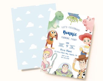 Toy Story Birthday Invitation | Digital Birthday Template