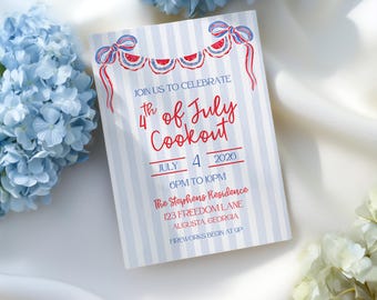 4th of July Cookout | 4th of July Party | Independence Day