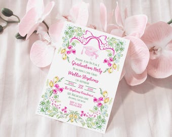 Graduation Party Invitation | Pink