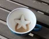 Starfish Mug Hidden Coastal Animal Starfish Coffee Mug Summer Birthday Gift Beach decor Gift for Holidays Valentines Gift