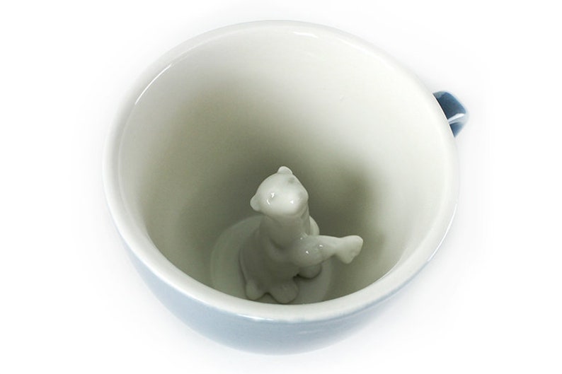 Sea Otter Ceramic Mug Surprise Animal Cup River Otter Mug Home Table Decor Fun Mug Cute Birthday Gift Mother's Day Gift afbeelding 4