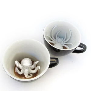 CTHULHU Kraken Ceramic Mug Cool 3D Animal Cup Unique Birthday Gift Goth Spooky Decor Ruby Gillman, Teenage Kraken, HP Lovecraft Fans image 6