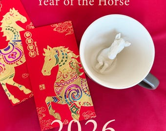 Horse Ceramic Mug | Lunar New Year 2026 Creature Cup
