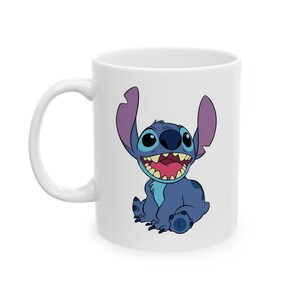 Stitch Character Mug | Ceramic Coffee Cup image 3