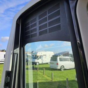 Juego de rejillas de ventilación para ventanas de autocaravanas (izquierda + derecha) para Fiat Ducato, Peugeot Boxer, Citroën Relay. Rejilla de ventilación para ventanas de autocaravanas. Impreso en 3D.