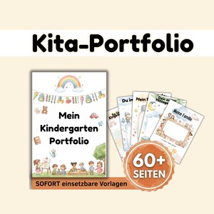 Kindergarten portfolio folder, daycare templates for printing, educator folder, portfolio folder for kindergarten, nursery, daycare or childminder, educator