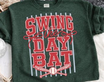 Coquette Baseball PNG, Swing The Dang Bat Bow Softball Design, Preppy Trendy Game Day Sublimation, Snarky Shirt Digital Download