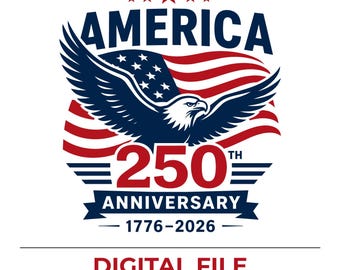 USA 250th Anniversary PNG, 1776–2026 American Flag Design SVG, Patriotic Shirt Graphic, Independence Day Clipart Bundle