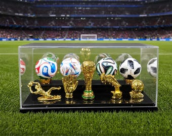 2026 World Cup Mini Football Collection | 15 Pieces Replica Ball gift box,Gift Packaging Design .Soccer History  1970–2026
